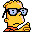 Bart Unabridged Nerdy Bart Icon